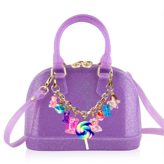 Carrying Kind Purple Sparkle Carrying Kind Girls Purse - Cate - Purple Sparkle