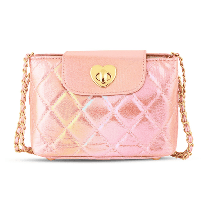 Carrying KindCarrying Kind Girls Purse - Paige - Petal Pink MetallicBabysupermarket