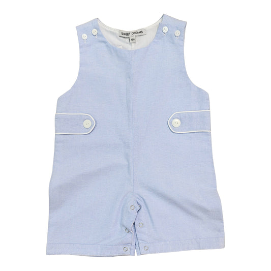 Sweet Dreams White & Blue Chambray Jon Jon