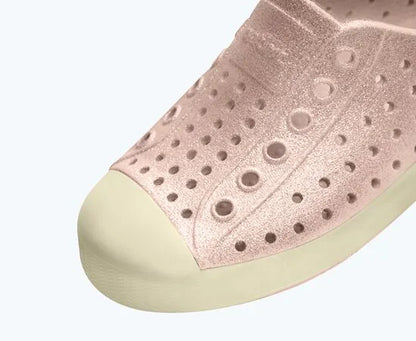 NativeNative Shoes - Jefferson Bio-Bling Kids - Chameleon Pink Bling/Bone WhiteBabysupermarket