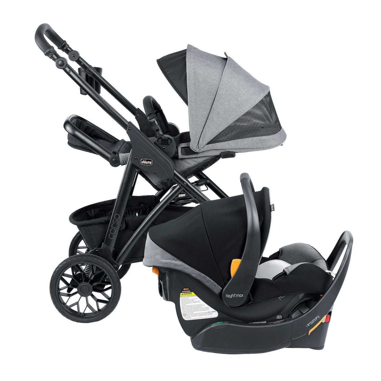CHICCO Strollers - Travel Systems Chicco Corso LE ClearTex Modular Travel System - Canyon
