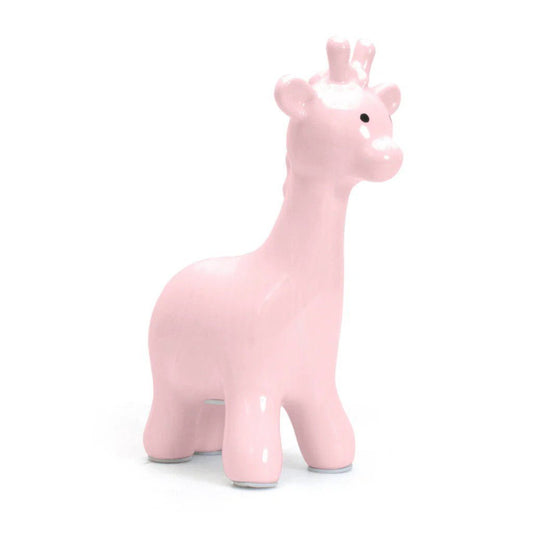 Child To Cherish Pink Large Giraffe Bank