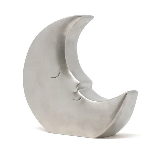 Child To Cherish Silver Moon Bank Metallic