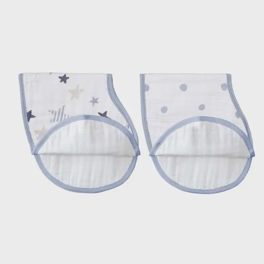 Classic Muslin Burpy Bibs 2PK Rock Star