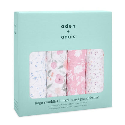 Classic Muslin Swaddles 4PK Ma Fleur