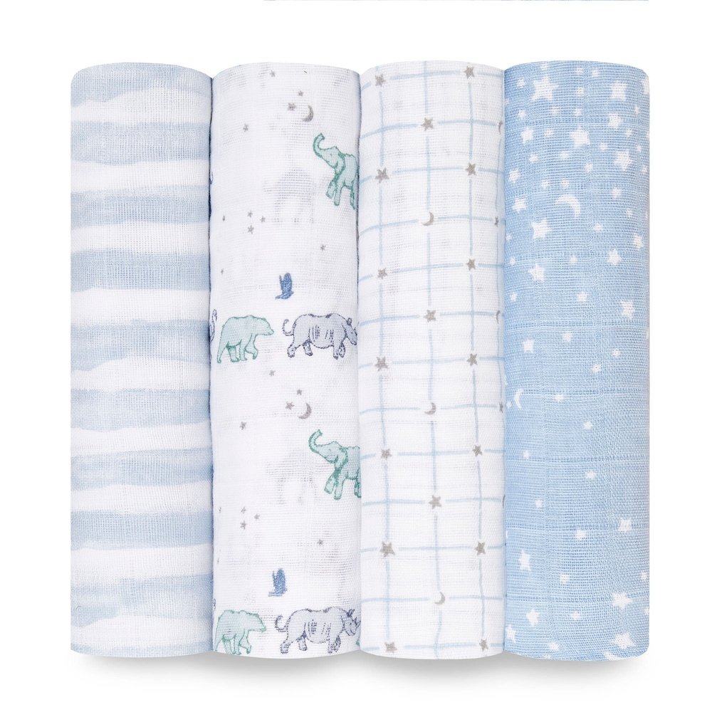 Classic Muslin Swaddles 4PK Rising Star