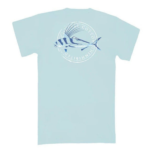 BabysupermarketCoastal Cotton Bay Green Rooster Fish Short Sleeve T-ShirtBabysupermarket
