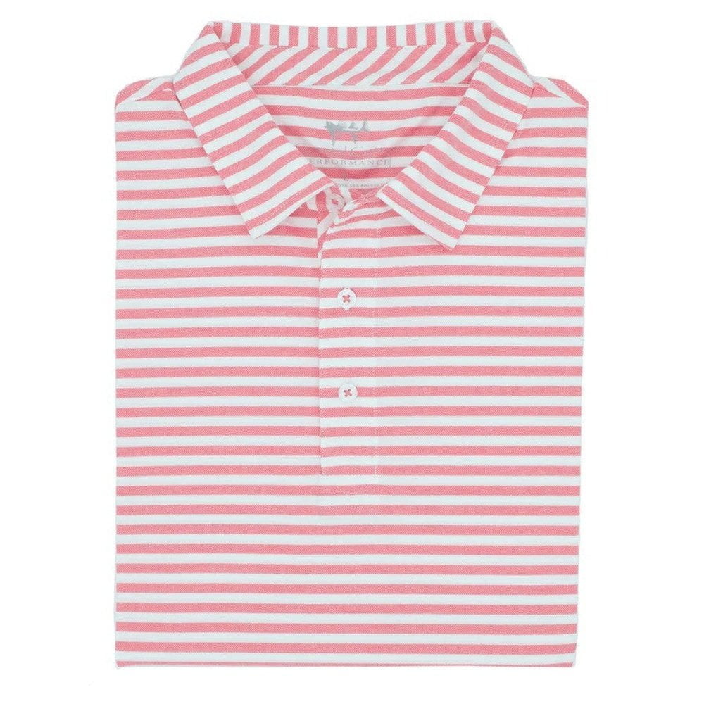 Coastal Cotton Apparel & Gifts Sunset / 4-6 Coastal Cotton Sunset Mesh Stripe Polo