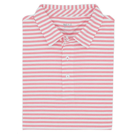 Coastal Cotton Apparel & Gifts Sunset / 4-6 Coastal Cotton Sunset Mesh Stripe Polo