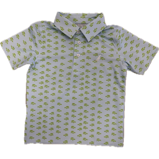 Coolybri Boys Shirts Alligator / 2 Toddler Coolybri Boys Miles Performance Polo - Alligator