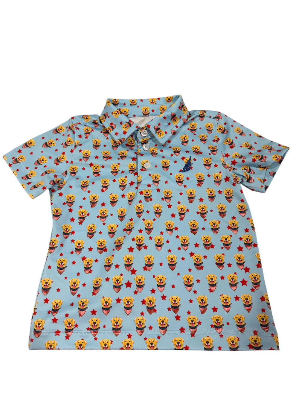 Coolybri Boys Shirts American Dog / 2 Toddler Coolybri Boys Miles Performance Polo - American Dog