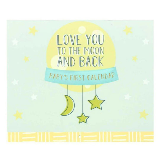 CR Gibson Love You To The Moon and Back Baby's First Year Calendar