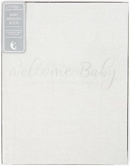 CR Gibson Welcome Baby , A Memory Book of Baby's First Years