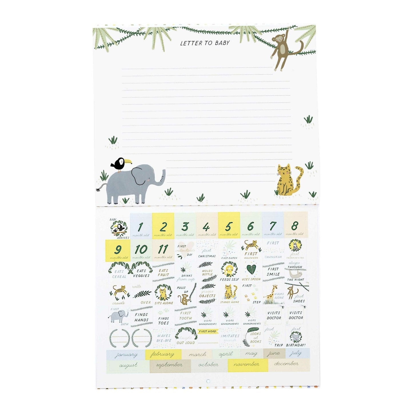 CR Gibson Wild About You Baby's First Calendar