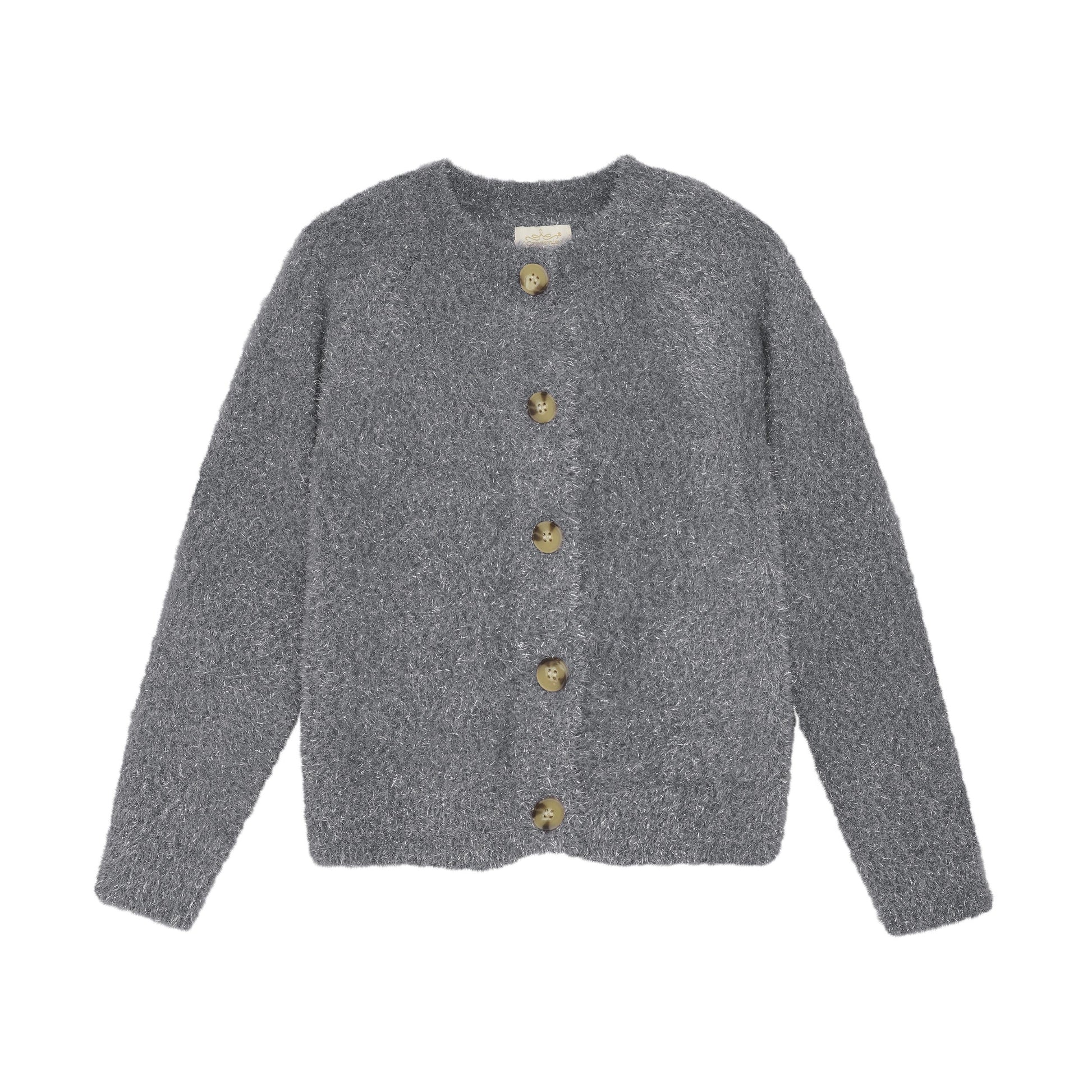 Creamie Girls Iron Gate Knit Glitter Cardigan