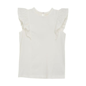 Creamie Girls Lace Sleeveless Shirt