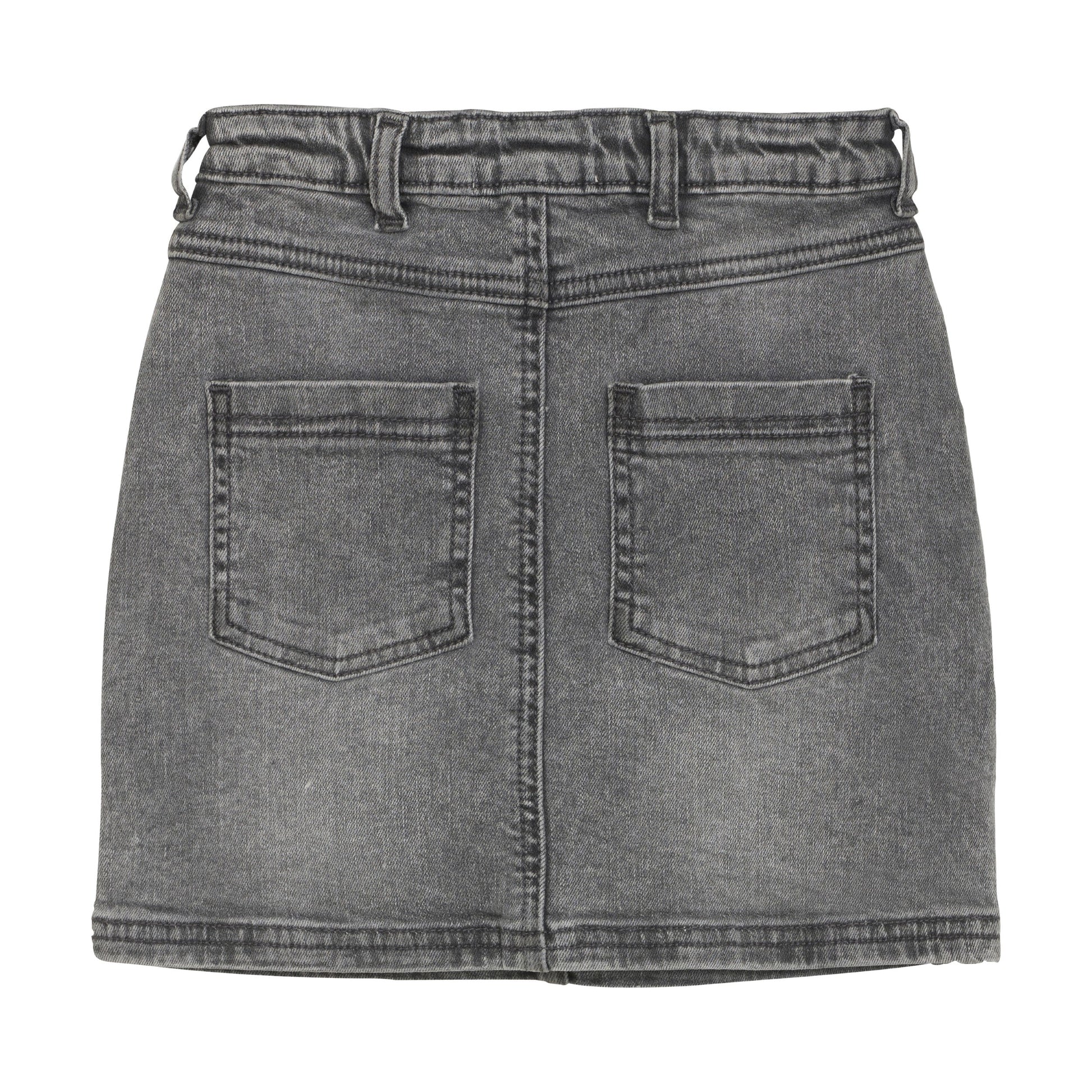Creamie Girls Light Grey Denim Skirt