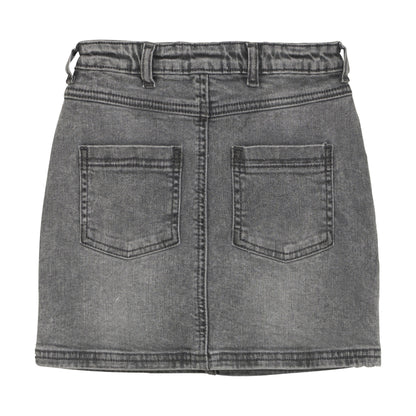 Creamie Girls Light Grey Denim Skirt