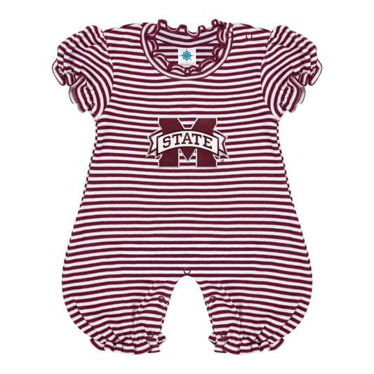 Creative KnitwearCreative Knitwear MSU Stripe Bubble RomperBabysupermarket