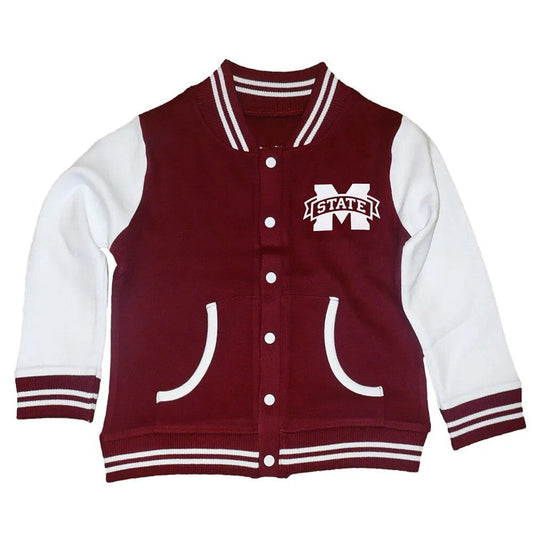 Creative KnitwearCreative Knitwear MSU Varsity Jacket MaroonBabysupermarket