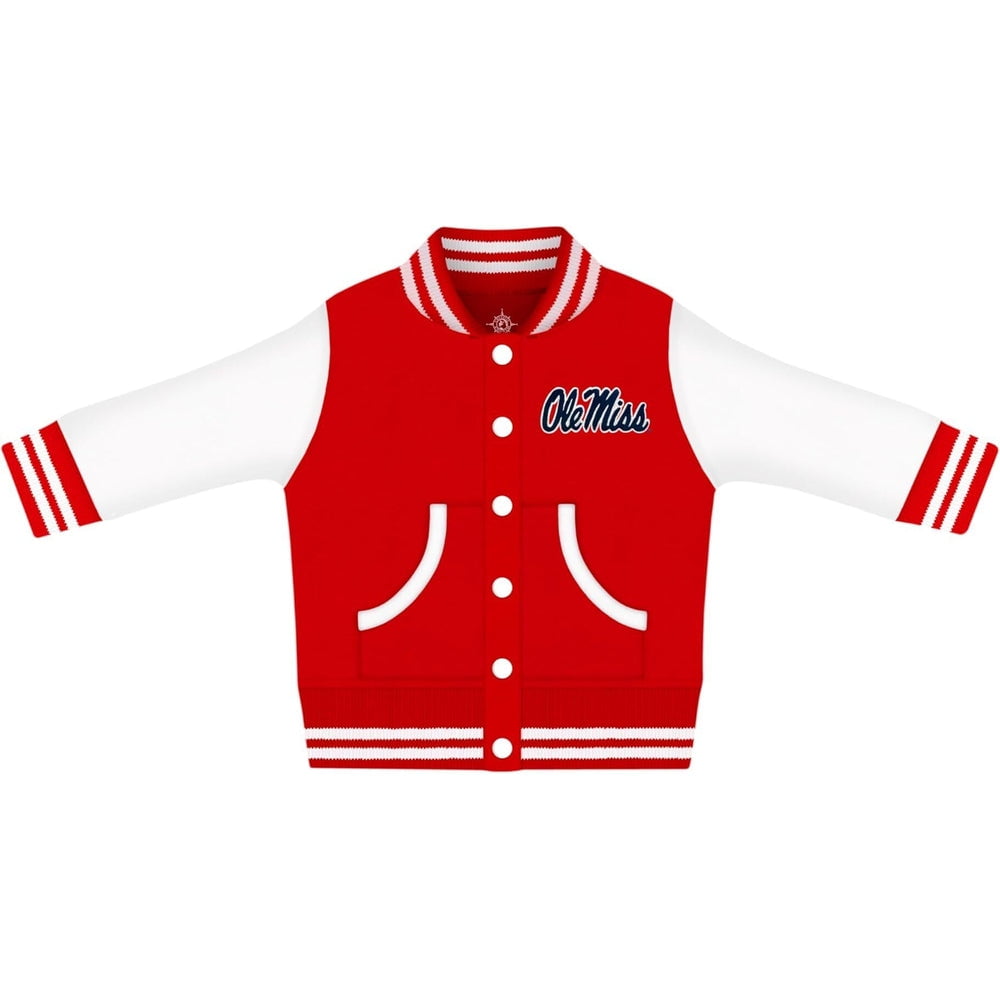 Creative KnitwearCreative Knitwear Varsity Jacket Ole Miss RedBabysupermarket