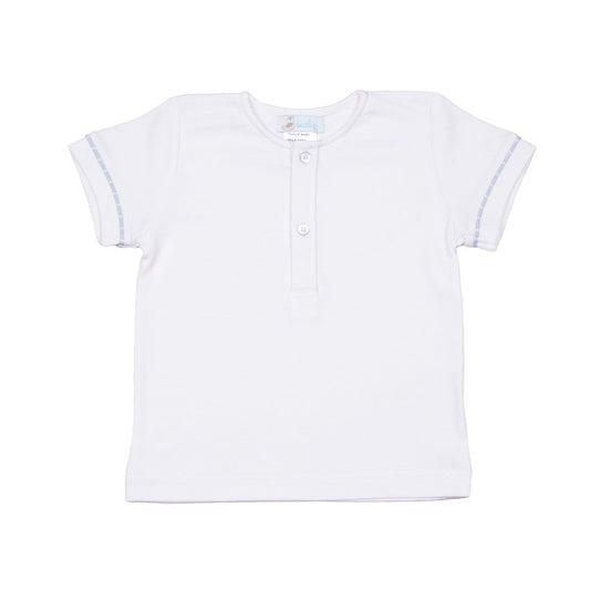 Cuclie Apparel Blue / 2 Toddler Cuclie Boy's Henley T-Shirt - Blue