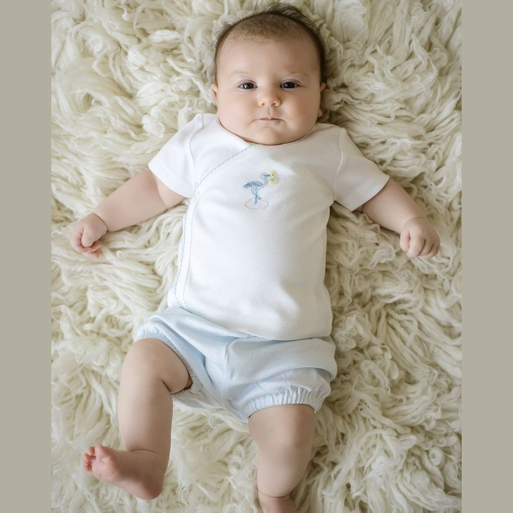 Cuclie Boys Apparel Cuclie Boy's Just Delivered Set - Blue Trim