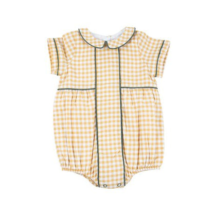 CuclieCuclie Boys Yellow Gingham BubbleBabysupermarket