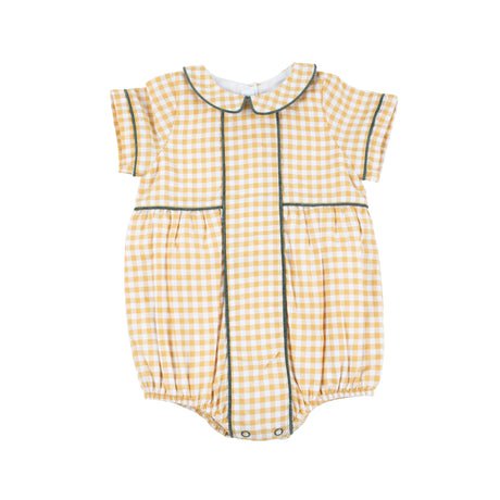 Cuclie Boys Yellow Gingham Bubble