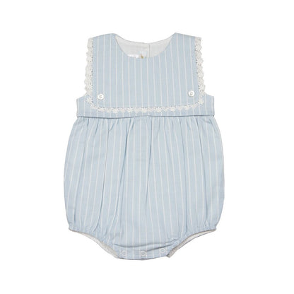 CuclieCuclie Colette Bubble- Romper - Light Blue StripedBabysupermarket