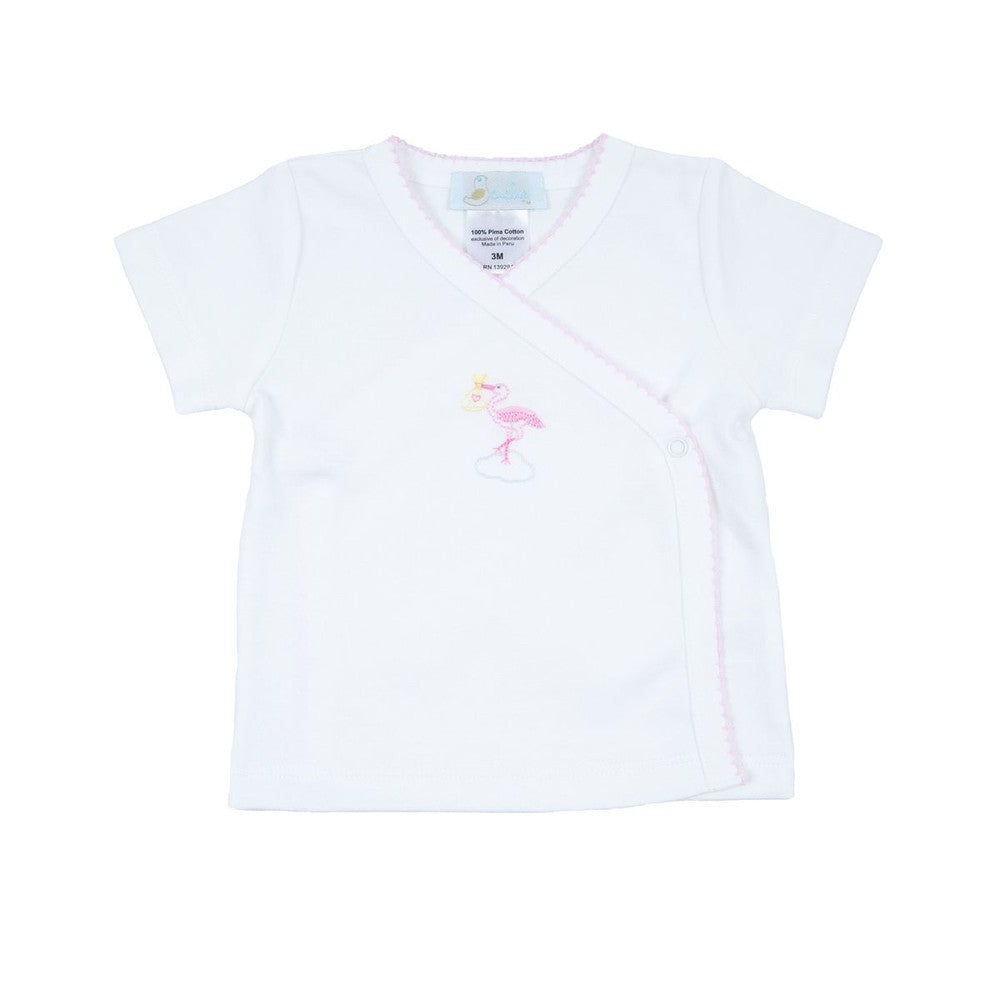 Cuclie Apparel Cuclie Girl's Delivered Diaper Set - Pink Trim