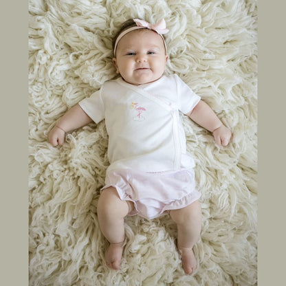 Cuclie Apparel Cuclie Girl's Delivered Diaper Set - Pink Trim