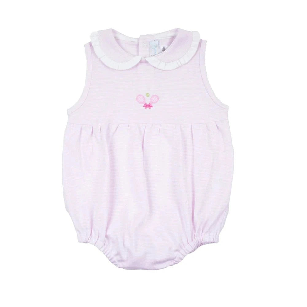 Cuclie Pink Tennis Ruffle Collar Bubble