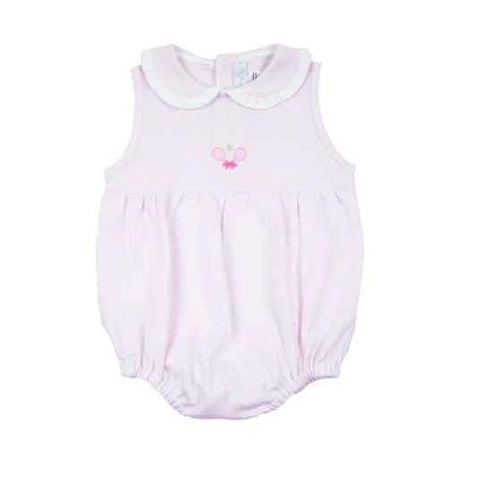 Cuclie Pink Tennis Ruffle Collar Bubble