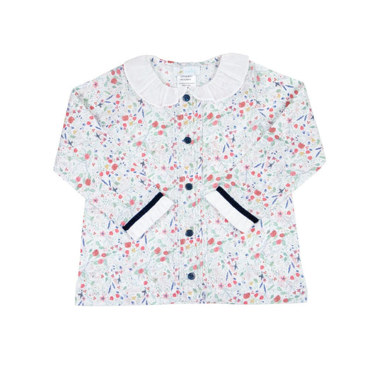 Cuclie Girls Shirts Winter Floral / 2 Toddler Cuclie Rosa Blouse - Winter Floral