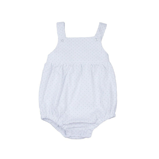 Cuclie Sage Polka Dot Sleeveless Bubble