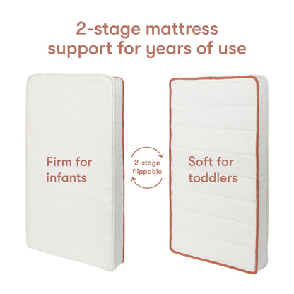 Babyletto x Avocado Dual-Stage, Organic & Non-Toxic Crib Mattress