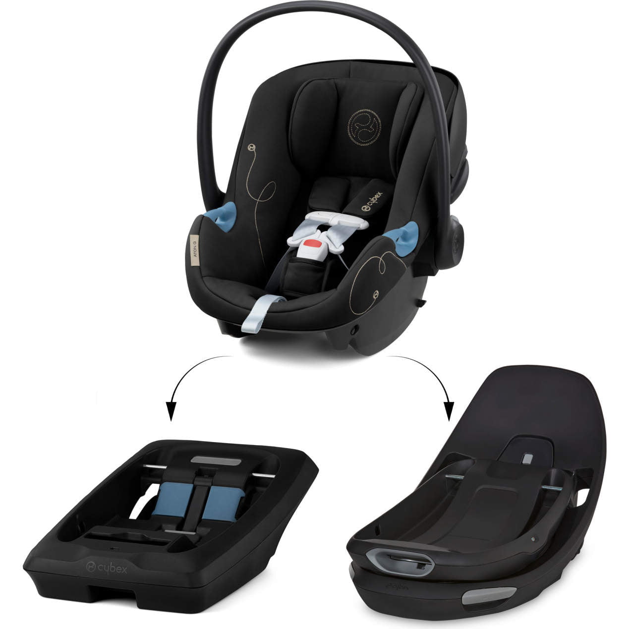 Cybex Car Seats - Infant Cybex Aton G Swivel Infant Car Seat with SensorSafe