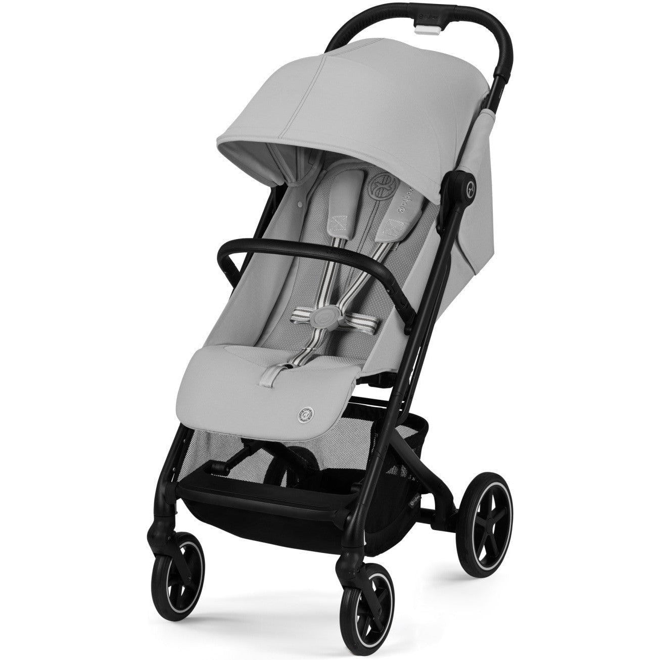 Cybex Strollers - Single Black Frame with Fog Grey Seat Cybex Beezy 2 Stroller