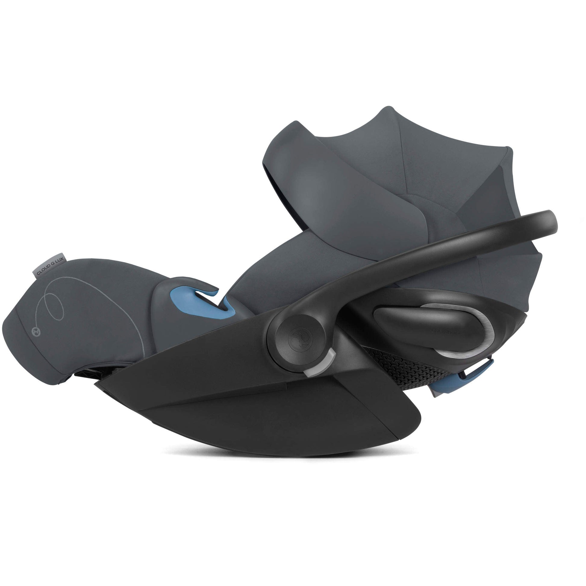 Cybex Car Seats - Infant Monument Grey Cybex Cloud G Lux Comfort Extend Infant Car Seat with SensorSafe