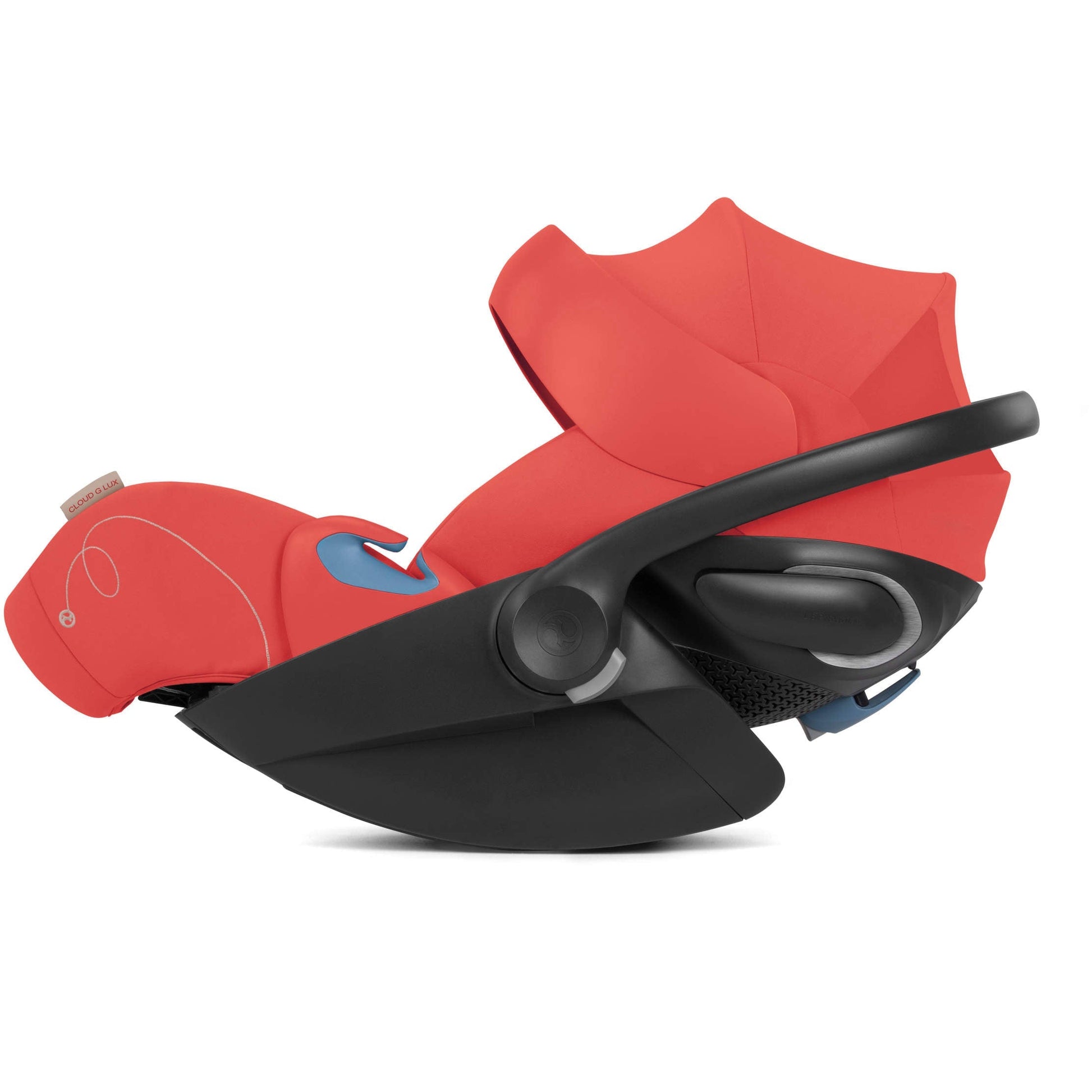 Cybex Car Seats - Infant Hibiscus Red Cybex Cloud G Lux Comfort Extend Infant Car Seat with SensorSafe