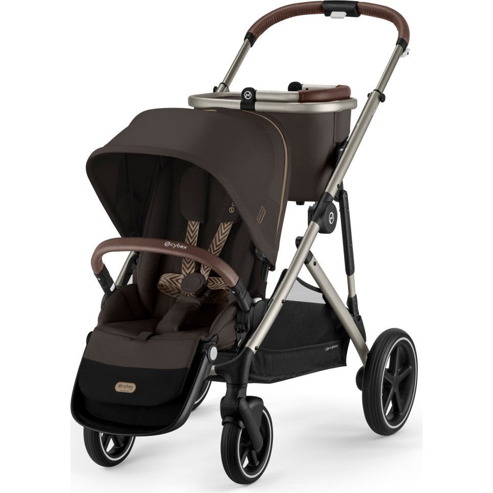 Cybex Strollers Taupe Frame with Chocolate Brown Seat Cybex Gazelle S Stroller