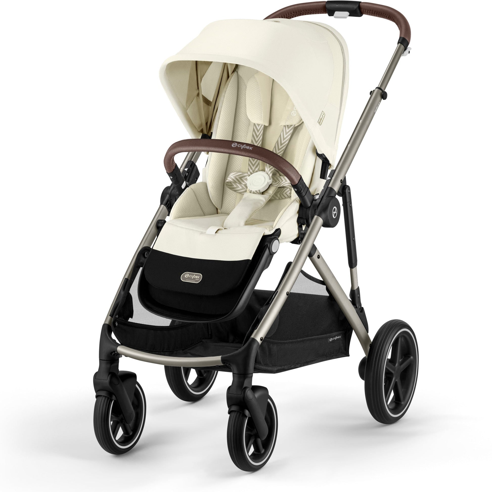 Cybex Strollers Taupe Frame with Seashell Beige Seat Cybex Gazelle S Stroller