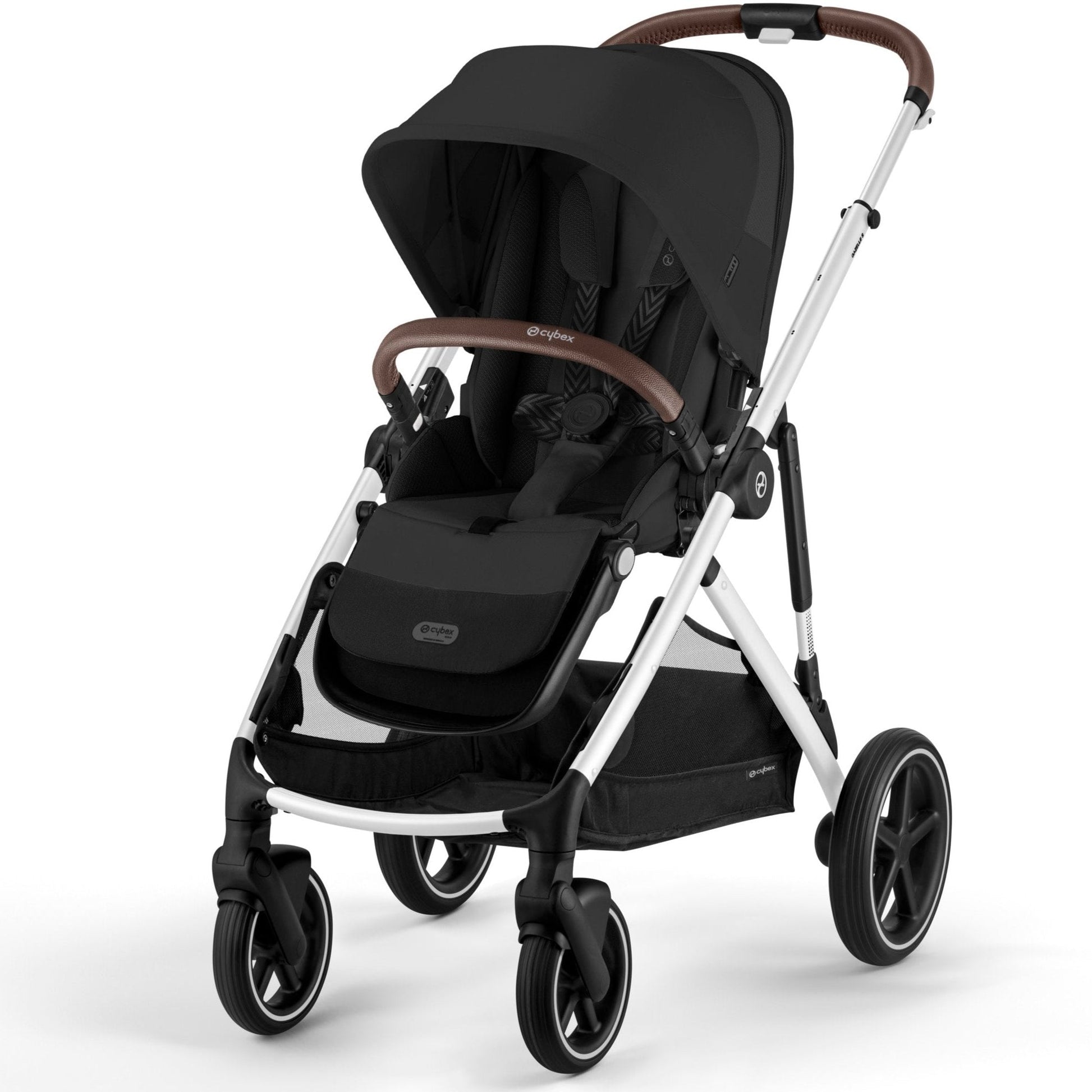Cybex Strollers Silver Frame with Moon Black Seat Cybex Gazelle S Stroller
