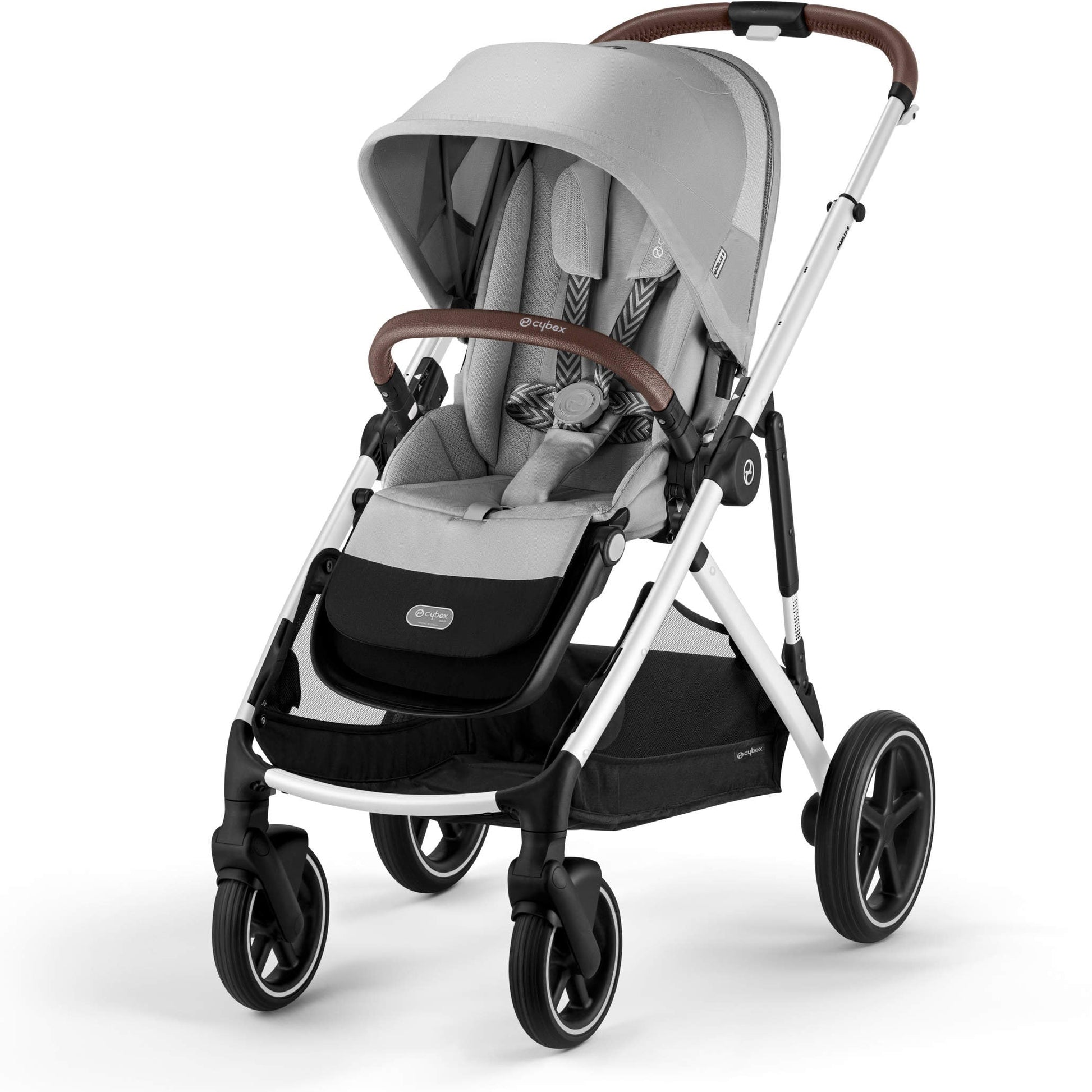 Cybex Strollers Silver Frame with Lava Grey Seat Cybex Gazelle S Stroller