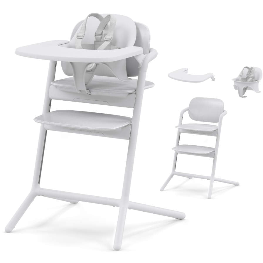 Cybex High Chairs & Boosters All White Cybex Lemo 2 High Chair 3-in-1 Set