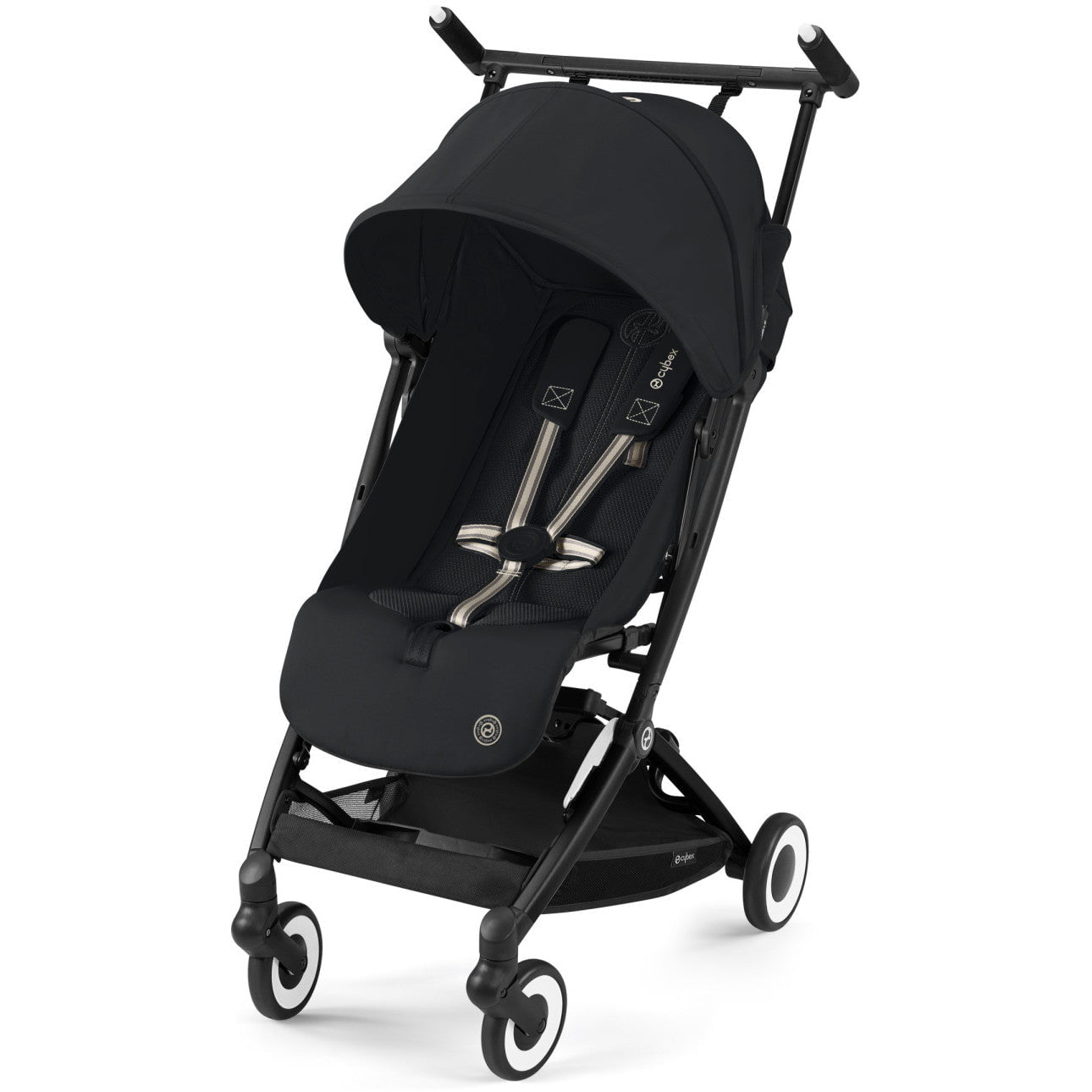 Cybex Strollers Magic Black | Black Frame Cybex Libelle 2 Ultra Compact Lightweight Travel Stroller