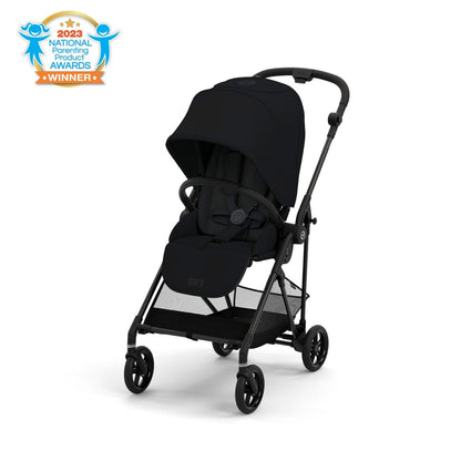 Cybex Strollers Moon Black Cybex Melio Carbon 3 Stroller