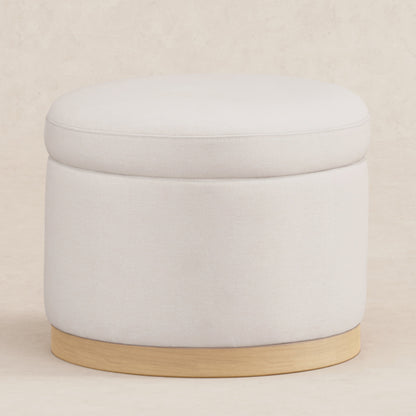 Babyletto Naka Storage Ottoman in Eco-Performance Fabric | Water Repellent & Stain Resistant
