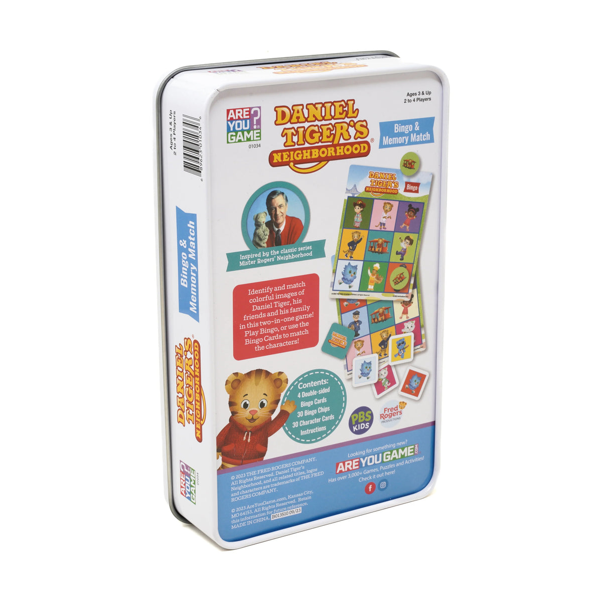 Daniel Tiger's Neighborhood Bingo & Memory Match Game